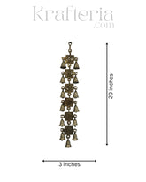 Brass Om Bell Wall Hanging – Perfect for Meditation and Prayer Spaces